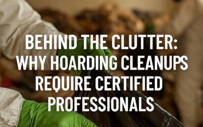 Behind the Clutter: Why Hoarding Cleanups Require Certified Professionals