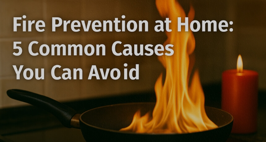 Fire Prevention at Home: 5 Common Causes You Can Avoid